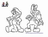 Mario Coloring Pages Luigi Bros Colouring Friends Super Sheets Brothers Printable Lego Hammer Cartoons 80s Colorear Kids Und Print Party sketch template