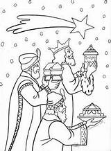 Wise Men Coloring Pages Three Nativity Christmas Colouring Bible Wisemen Preschool Crafts Sunday School Star Visit Kids Sheets Color Google sketch template