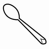 Spoon Coloring Pages Search Again Bar Case Looking Don Print Use Find sketch template