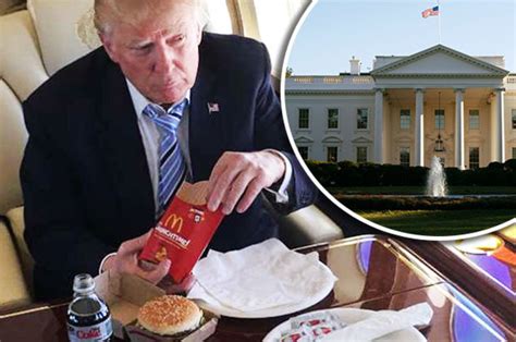 mcdonalds menu  donald trump white house chefs   replicate burgers daily star