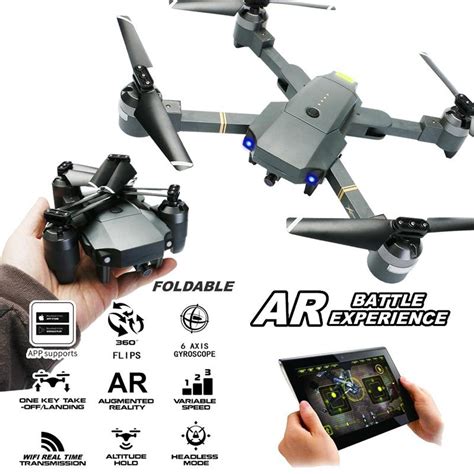 foldable rc drone xt  quadcopter wifi fpv altitude hold gravity sensor ar game mode  axis