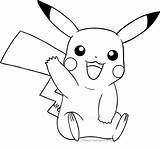 Pikachu Facile Kolorowanki Cartonionline Pintar Impressão Fargelegging Pichu Nintendo Pokémon Divertir Crianças sketch template