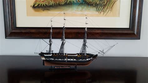 Uss Constitution Plastic Model Sailing Ship Kit 1 196 Scale