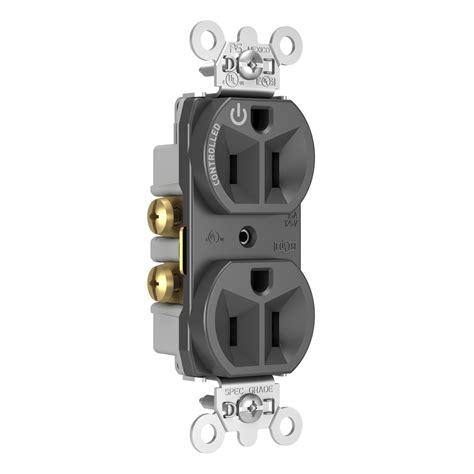 plug load rf dual control fed spec receptacle black legrand