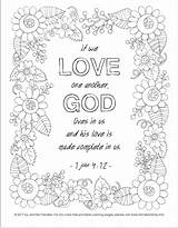 Coloring Pages Valentine Printable Bible Scripture Valentines Color Gods Print Flandersfamily Info Choose Board Colouring sketch template