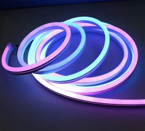 westec digital rgb led neon flexible strip light  roll