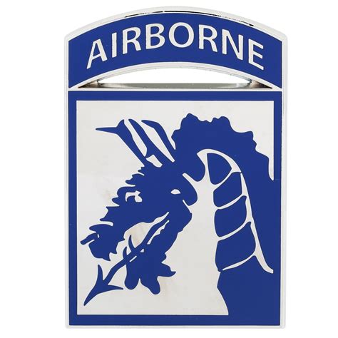 airborne corps patch color car emblem