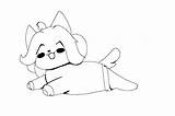 Temmie Nyan Undertale sketch template