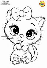 Bojanke Pages Coloring Cute Cuties Unicorn Bontontv Print Printable Cat sketch template
