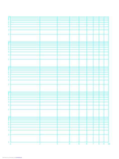logarithmic graph paper   templates   word excel