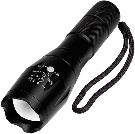 rechargeable tactical flashlight high lumens led super bright