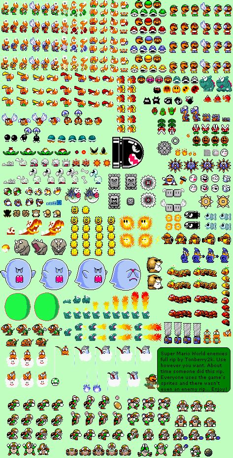 Super Mario World Enemies Ui Designs Icons Pinterest Enemies