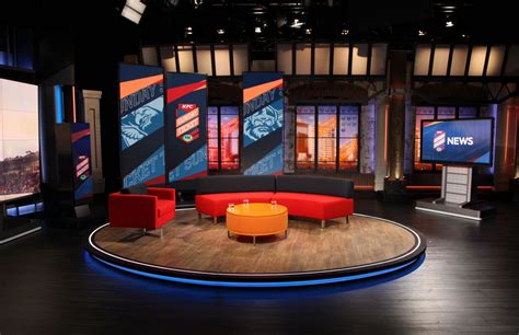 fox sports australia studio  broadcast set design gallery