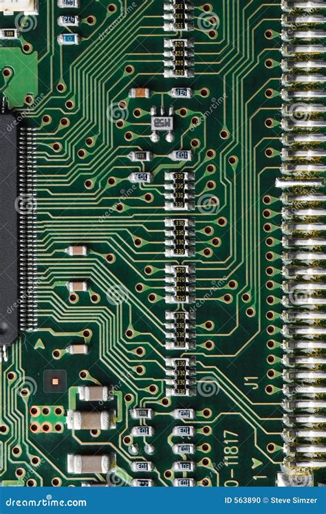 computer circuit board  stock photo image