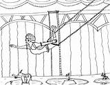 Showman Greatest Trapeze Coloring Pages Circus Artist Redo Robin Great sketch template