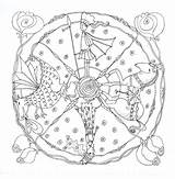 Jordi Sant Mandalas sketch template