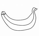 Banana Peel Template sketch template