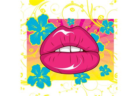 sexy lips vector download free vector art stock