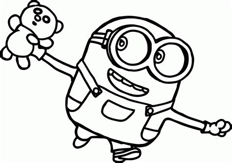 minions coloring pages bob coloring home