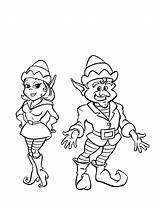 Elf Coloring Girl Shelf Pages Christmas Printable Drawing Clipart Print Book Getdrawings Books Library sketch template