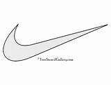 Nike Logo Swoosh Stencil Template Vector Outline Coloring Logos Clip Do Transparent Logodix Upload sketch template