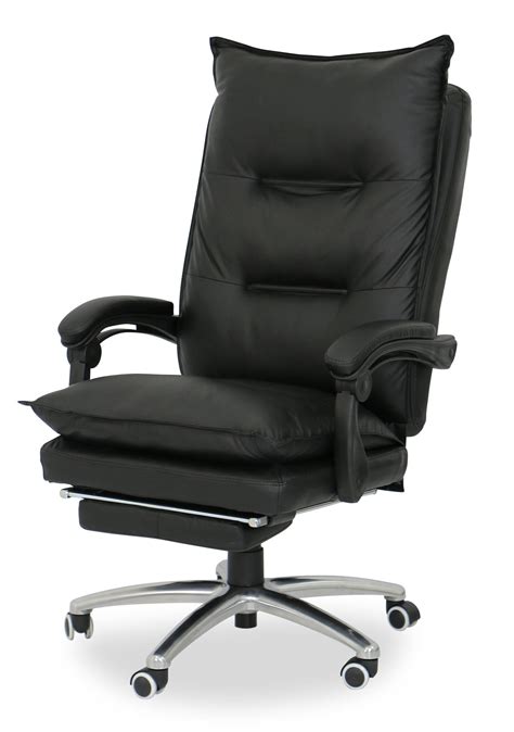 deluxe pu executive office chair black furniture home decor