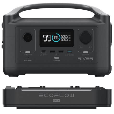 ecoflow river  extra battery super fast charging electric backup portable power station