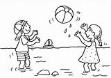 Sommer Spielen Wasserball Malvorlage Ausdrucken Ausmalbild Ausmalen Malvorlagen Kostenlos Ferien Ausmalbilder Malen Zeichnen Drucken Lernen sketch template