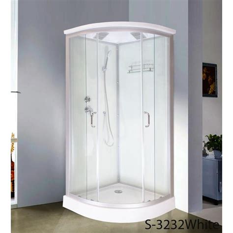 heirloom home products   white  shower kit  easy fit