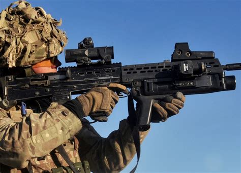 upgraded version   british armys main rifle  suck
