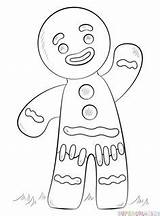 Gingerbread Man Drawing Draw Shrek Step Coloring Kids Tutorials Christmas Drawings Pages Line Gingy Fun Beginners Birthday Musical Getdrawings Supercoloring sketch template