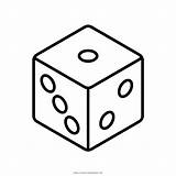 Dice Pages Coloring Template Game Number sketch template