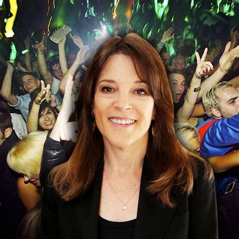 attending a morning rave with marianne williamson