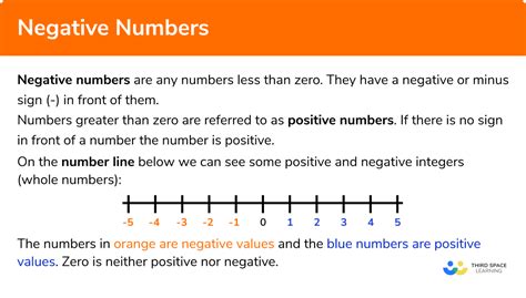 negative numbers gcse maths steps examples worksheet