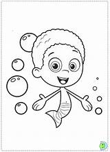 Coloring Guppies Bubble Pages Dinokids Deema Close sketch template