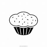 Muffin Coloring sketch template