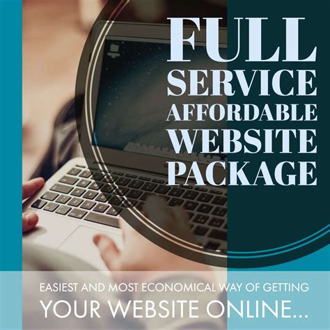 full service affordable website package amay web design