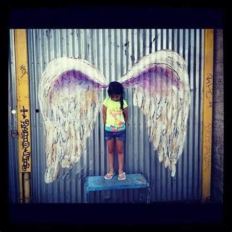interactive angel wing graffiti by colette miller angel
