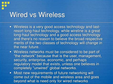 wired  wireless discussion powerpoint    id