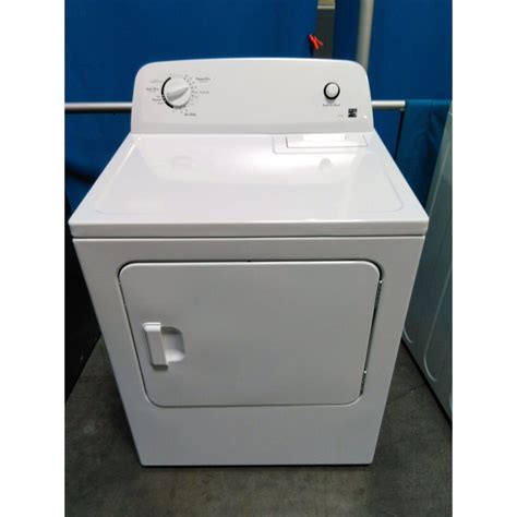 kenmore   cu ft electric dryer white american freight