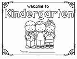 Kindergarten Coloring First School Pages Welcome Preschool Activities Back Printable Worksheets Clipart Theme Print Color Book Getcolorings Innovative Rare Year sketch template