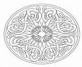 Cobweb Mandalas Adulte Loup Difficile Complexe Coloriages sketch template