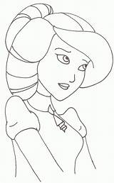 Princess Odette Coloring Pages Swan Popular Coloringhome Library Clipart sketch template