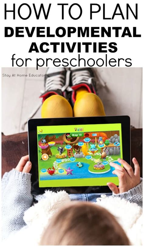 plan development activities  preschoolers