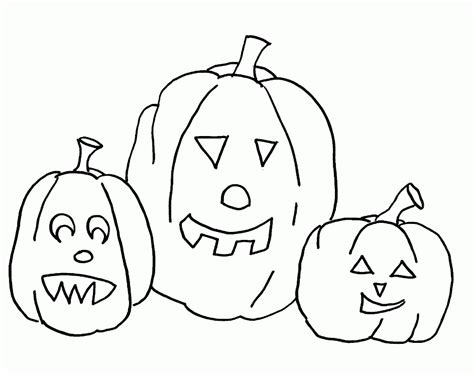 easy halloween coloring pages coloring home