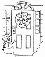 Puerta Puertas Front Turen Doors Malvorlage Malvorlagen Misti Abre Kategorien sketch template