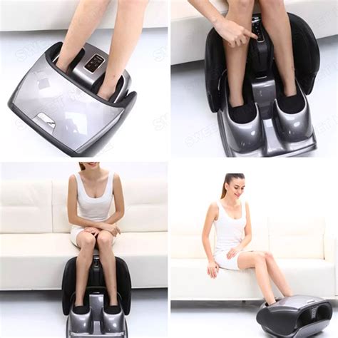 electric foldable air pressure roller feet massage machine shiatsu