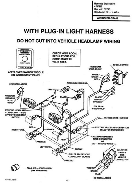 meyer snow plow lights wiring diagram