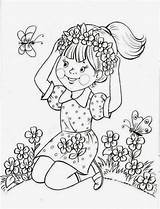 Colorat Flori Planse Fise Copii Fetite Pentru Activitati Mari Mici Jocuri sketch template