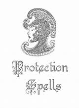 Pages Coloring Spells Spell Book Witch Choose Board Shadows Protection Title Magic sketch template